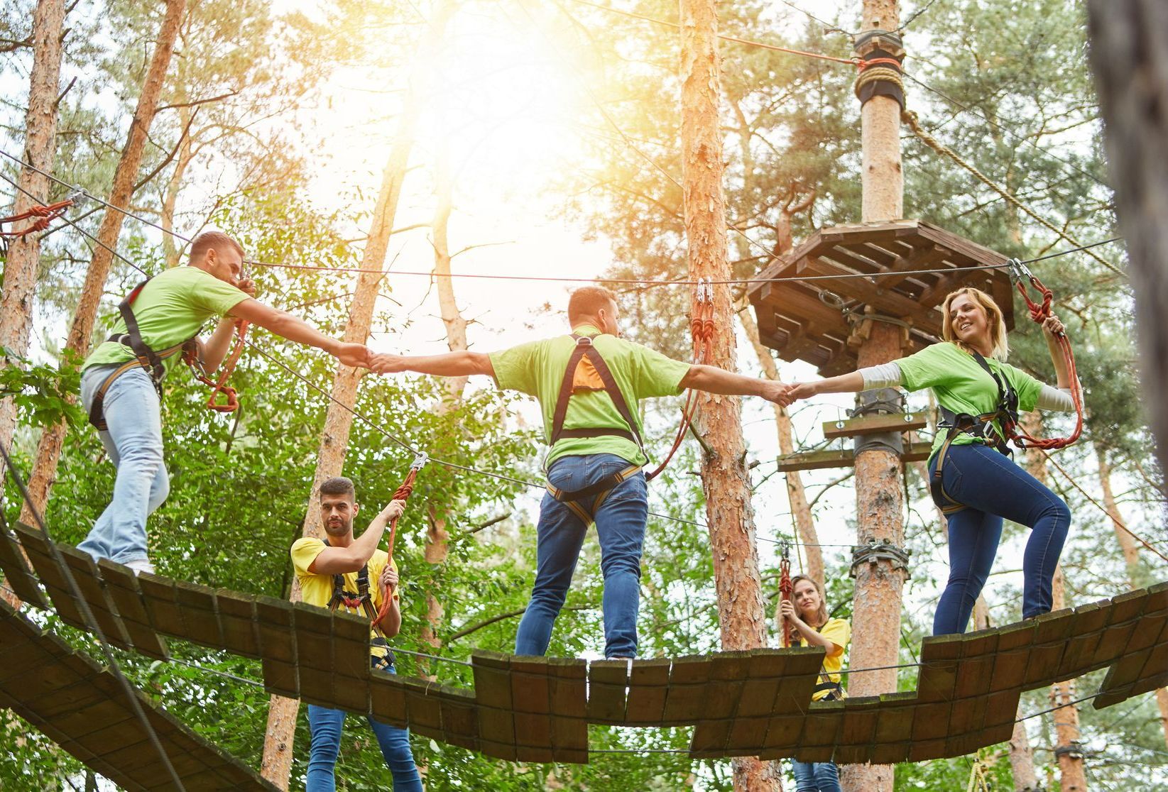 Un team building dans la nature.