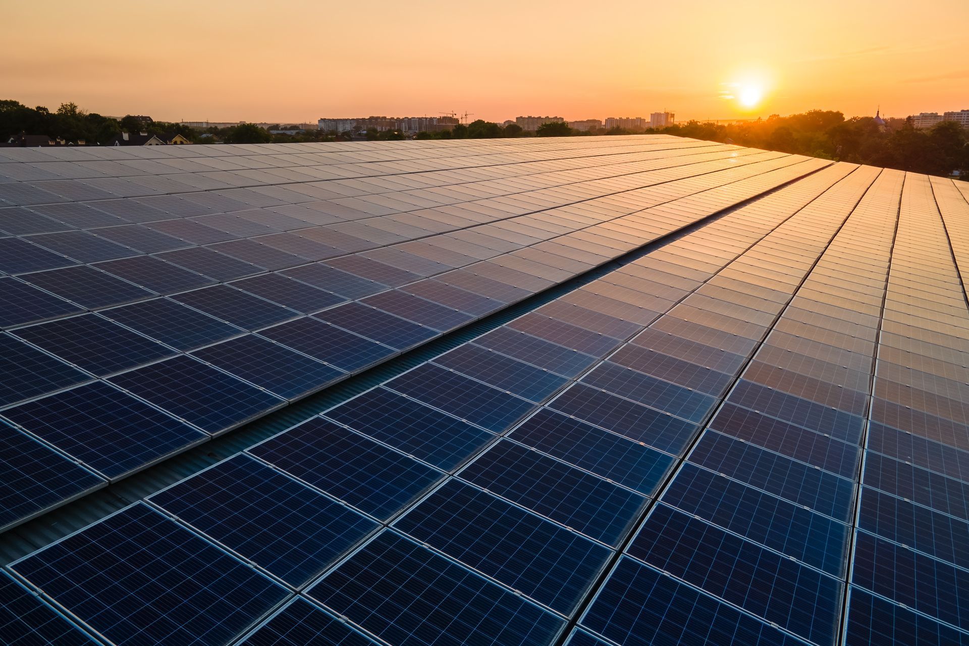 Des panneaux photovoltaïques.