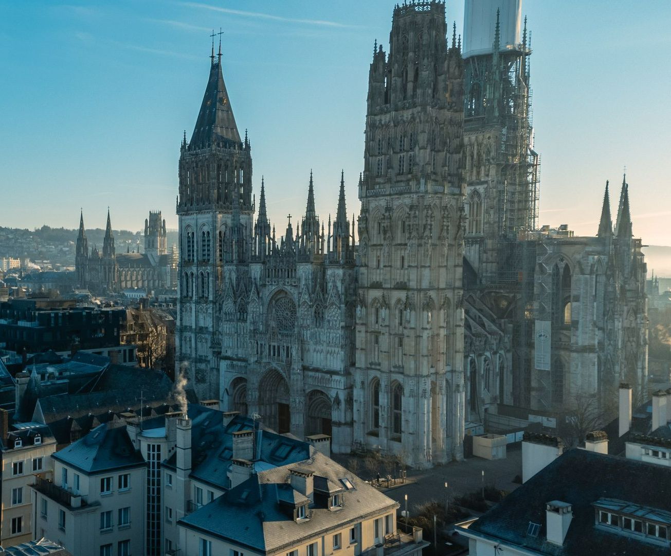 La cathédrale de Rouen.