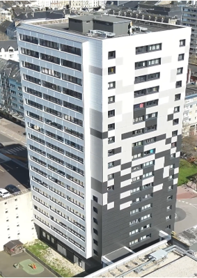 Un site historique filmé avec un drone.