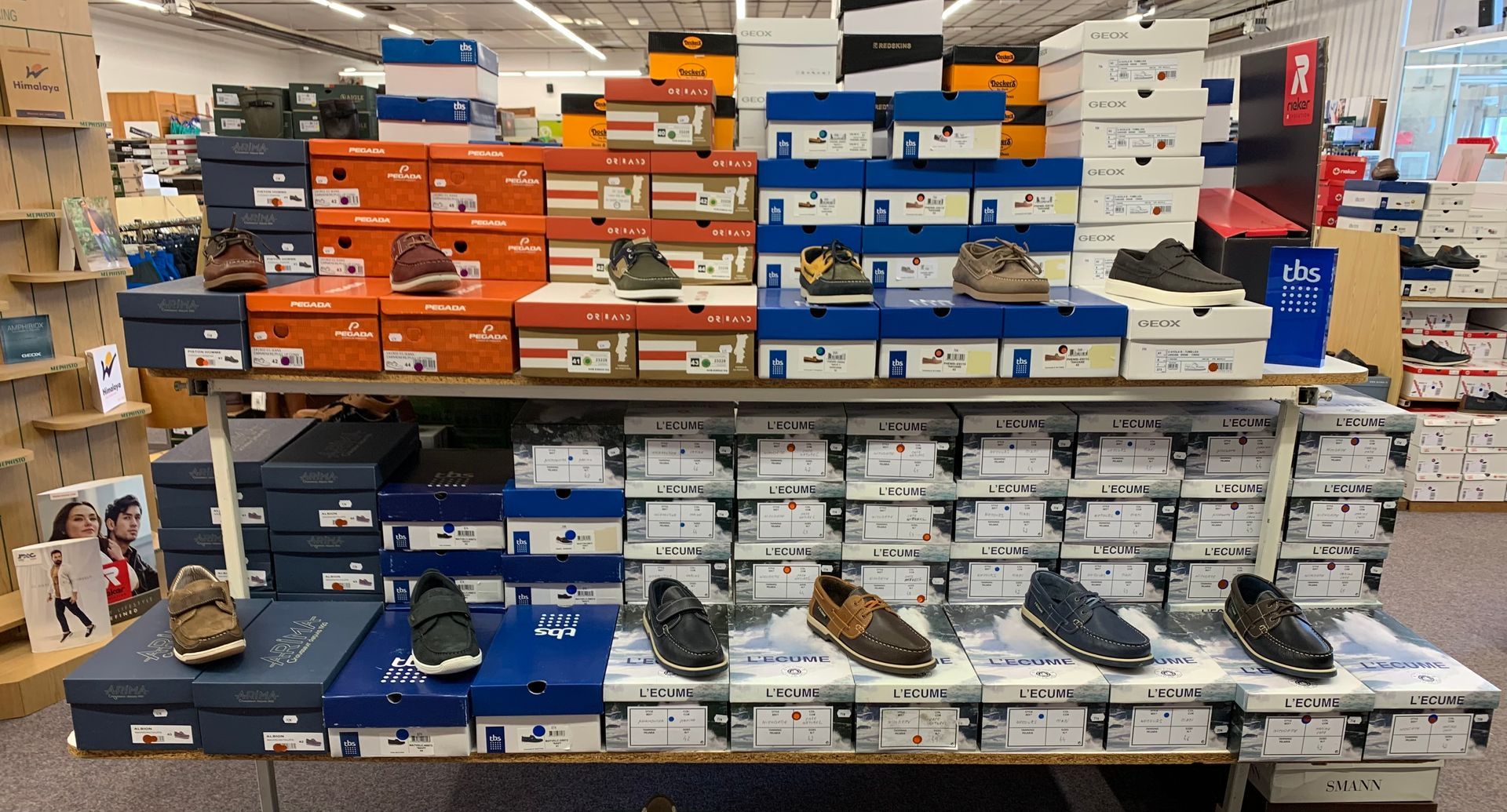 Rayon chaussures homme