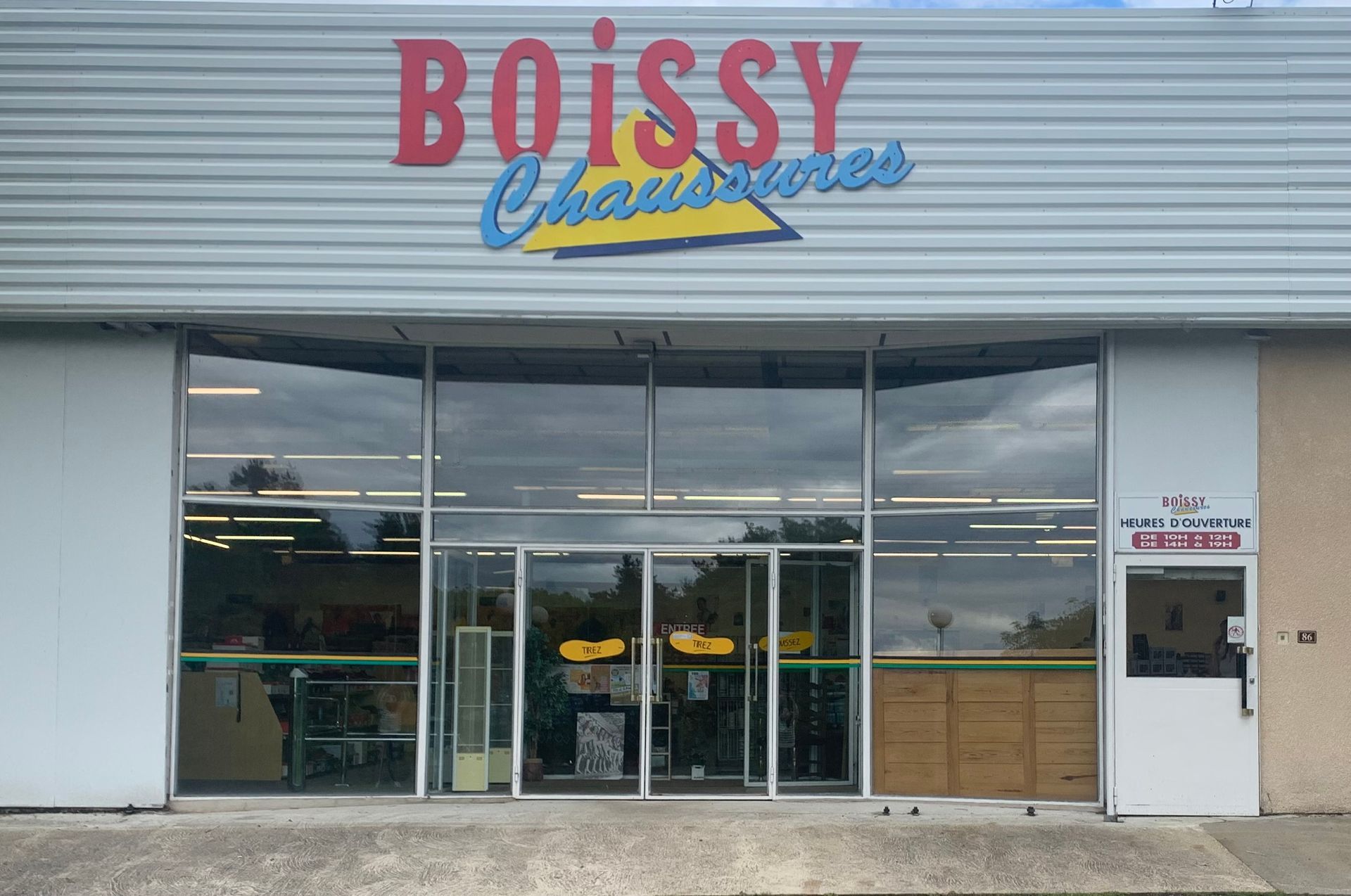 Devanture du magasin