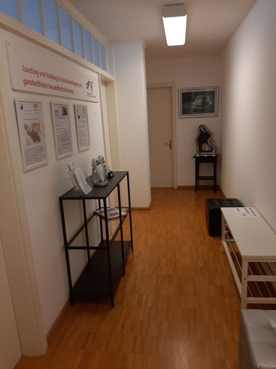 Flur des Zentrums für Stressregulation Basel