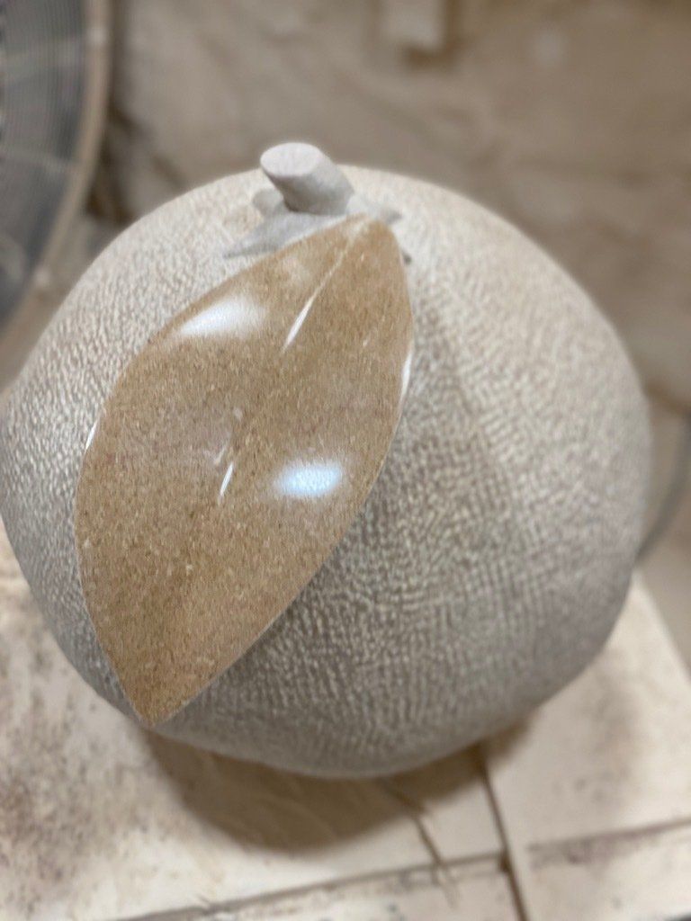 Sculpture d'une clémentine