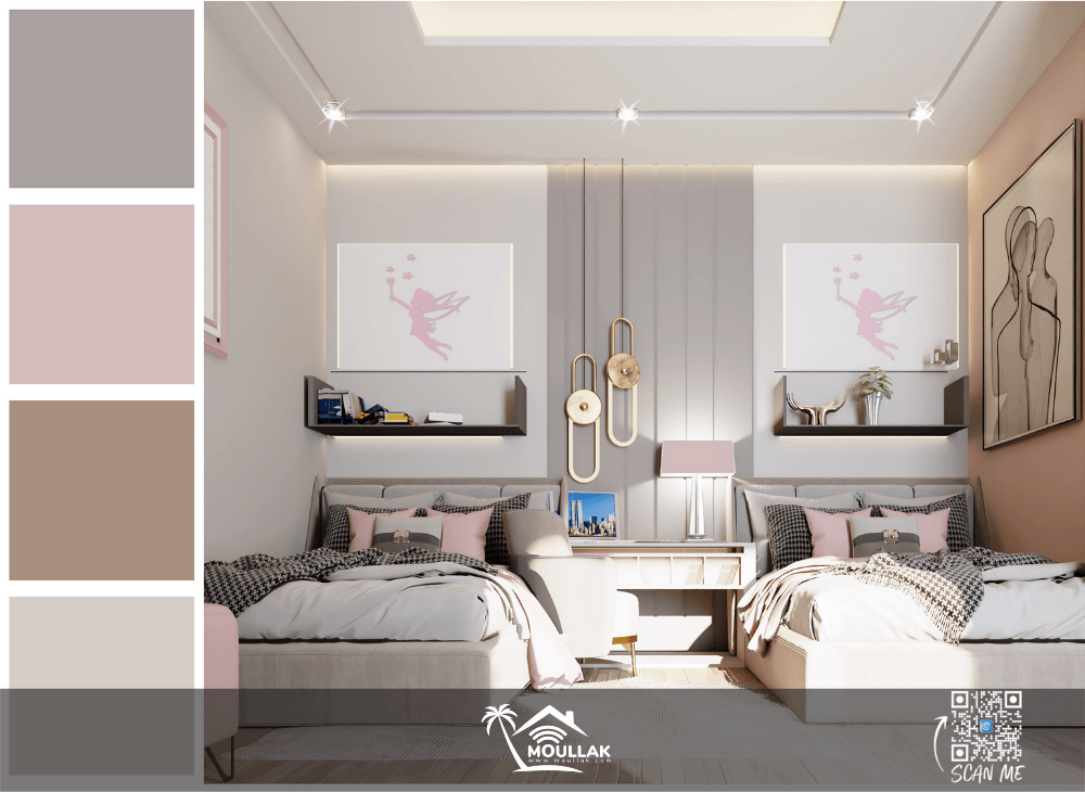 Girls bedroom design