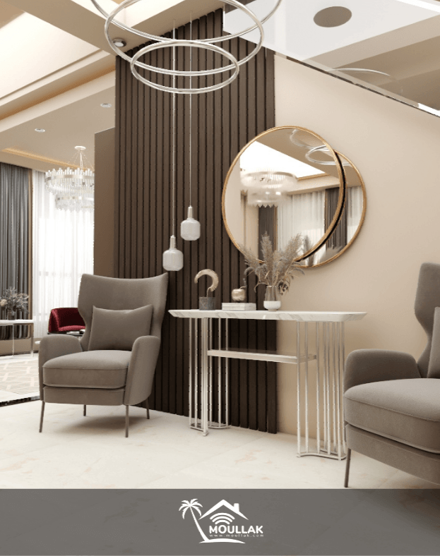 Reception interior design