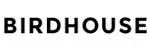 Un logotipo en blanco y negro para pajarera sobre un fondo blanco.