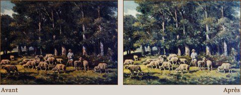 Restauration et nettoyage d'œuvres d'art