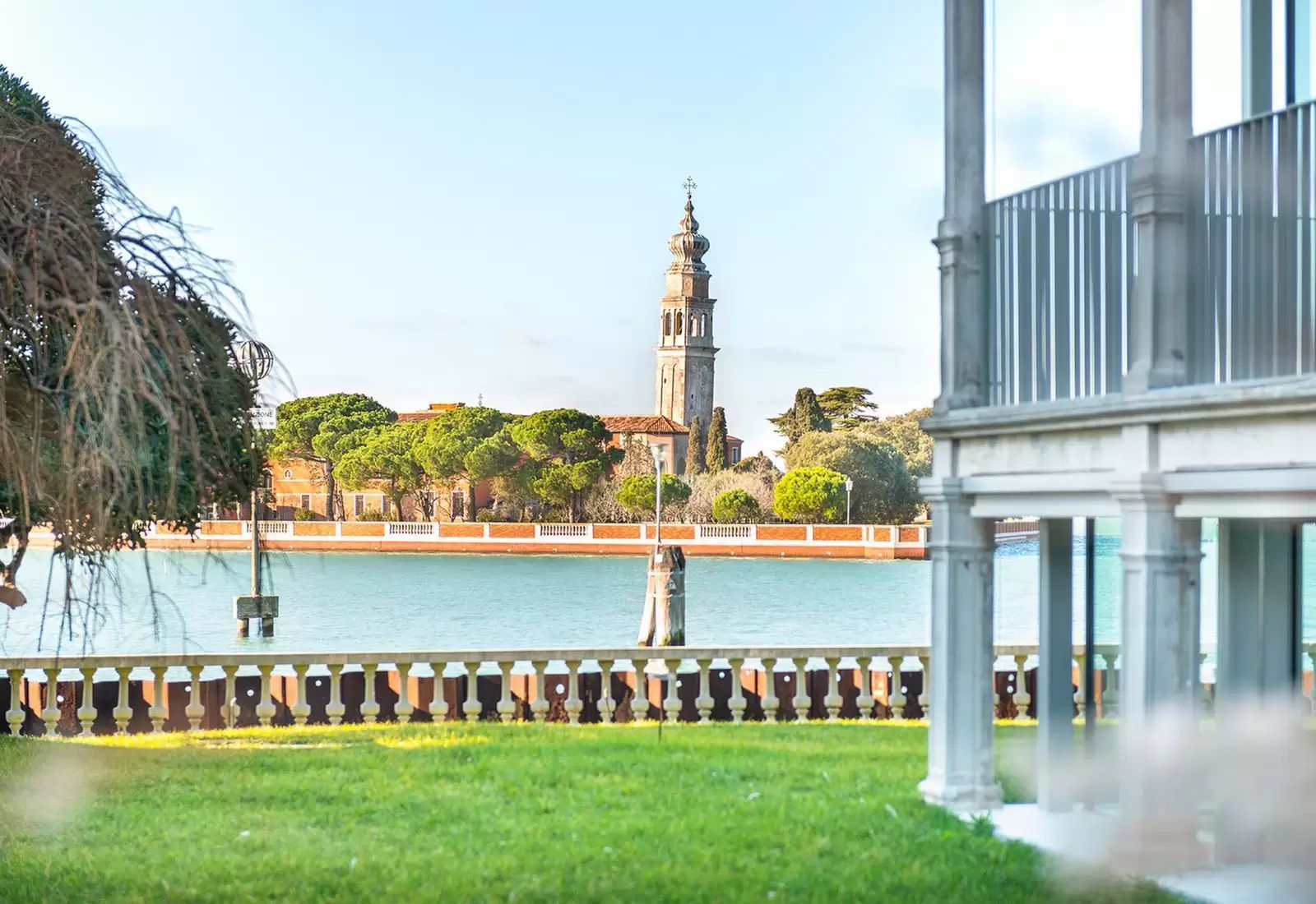 View over San Lazzaro del Armeni from the garden