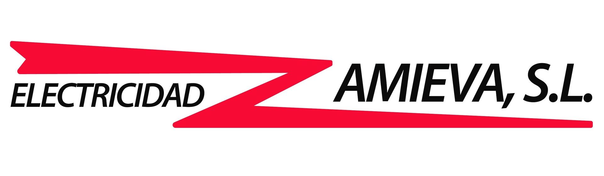 Un logotipo rojo y blanco para amieva sl