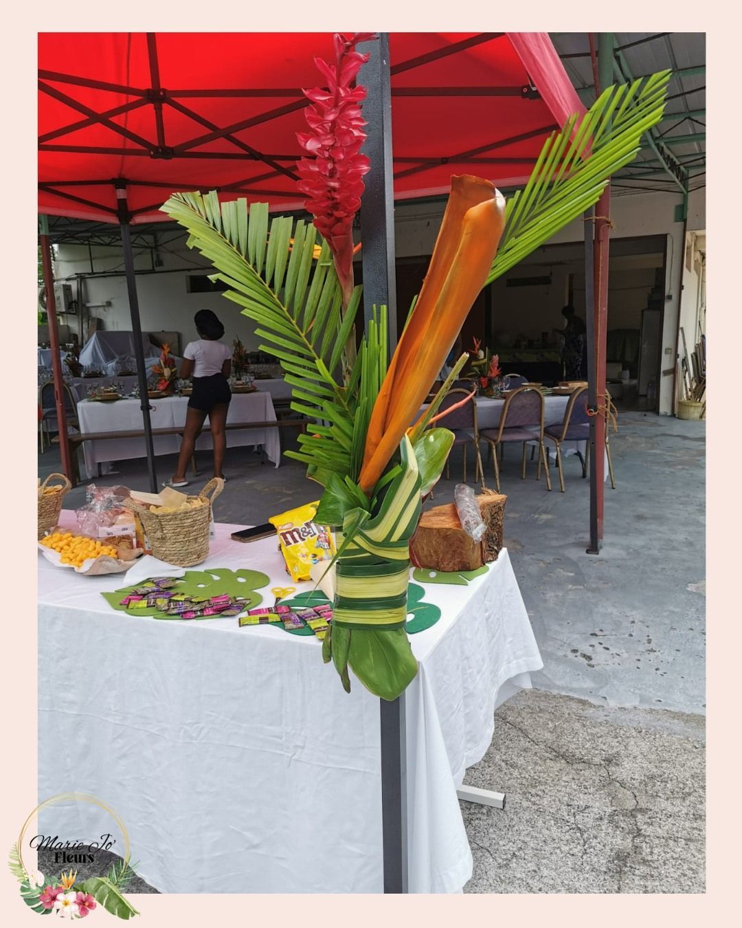 Fleurs et plantes vertes