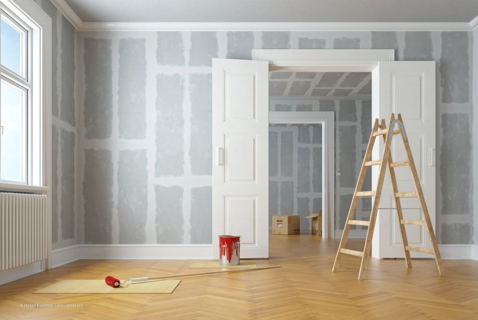 Innenausbau einer Wohnung durch Maler Schrod GmbH