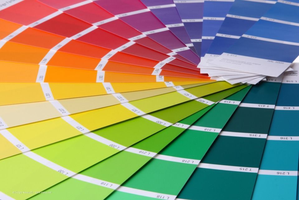 Farbpalette, die von Maler Schrod GmbH verwendet wird