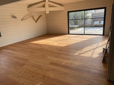Pose de parquet - salon