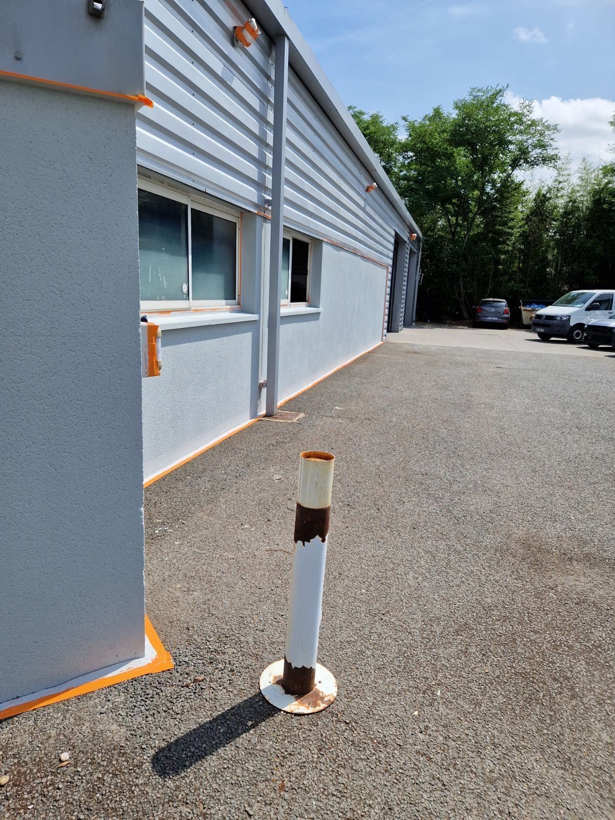 Remise en peinture d'une façade