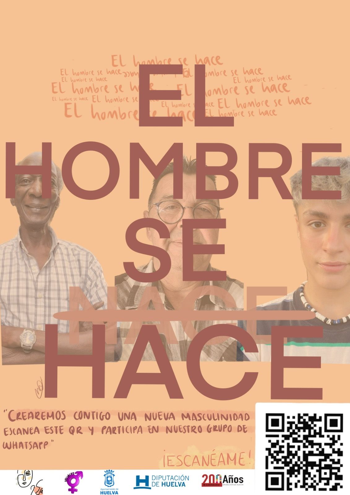 A poster for a movie called el hombre se hace.