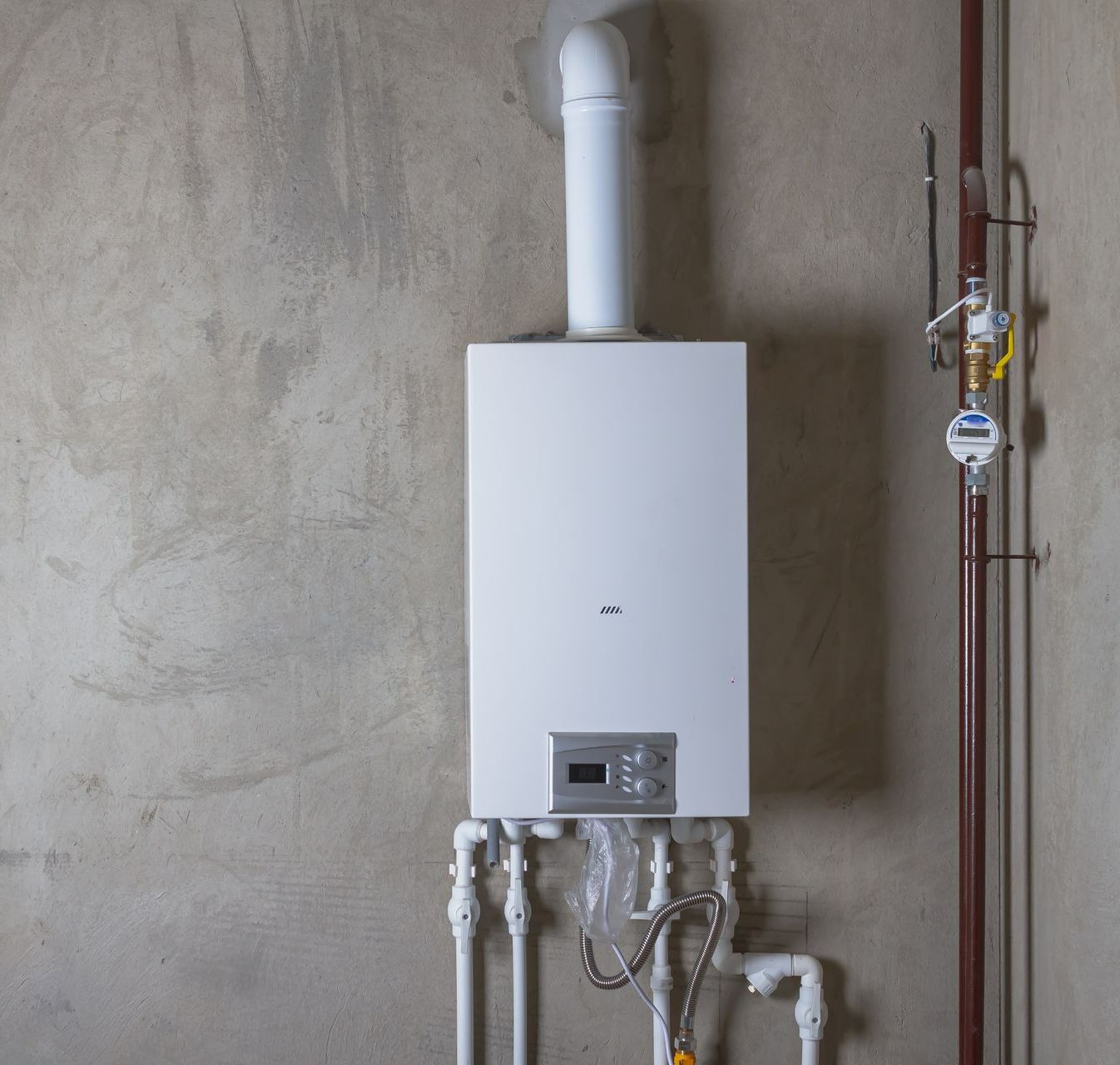 Installation d'une chaudière à gaz
