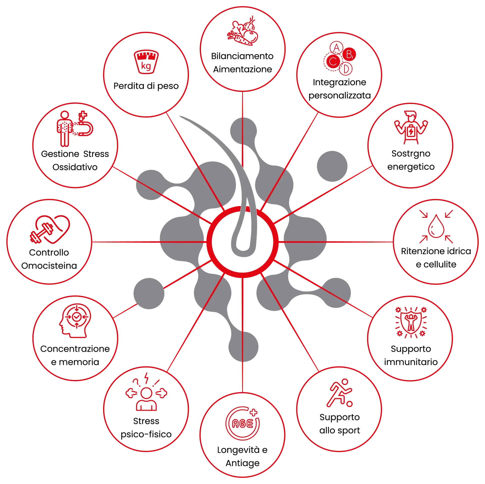 Grafico con benefici BTM
