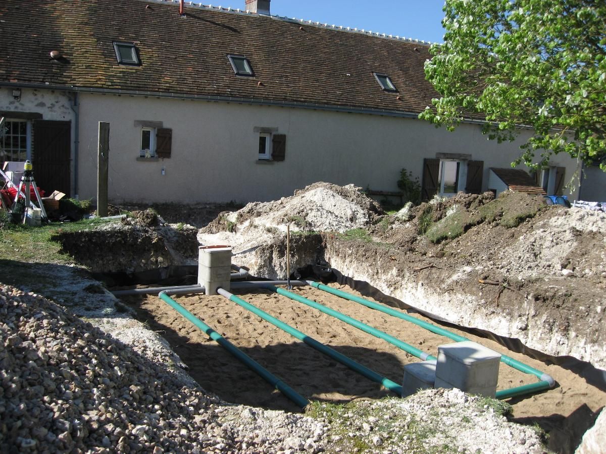 Installation de système d'assainissement