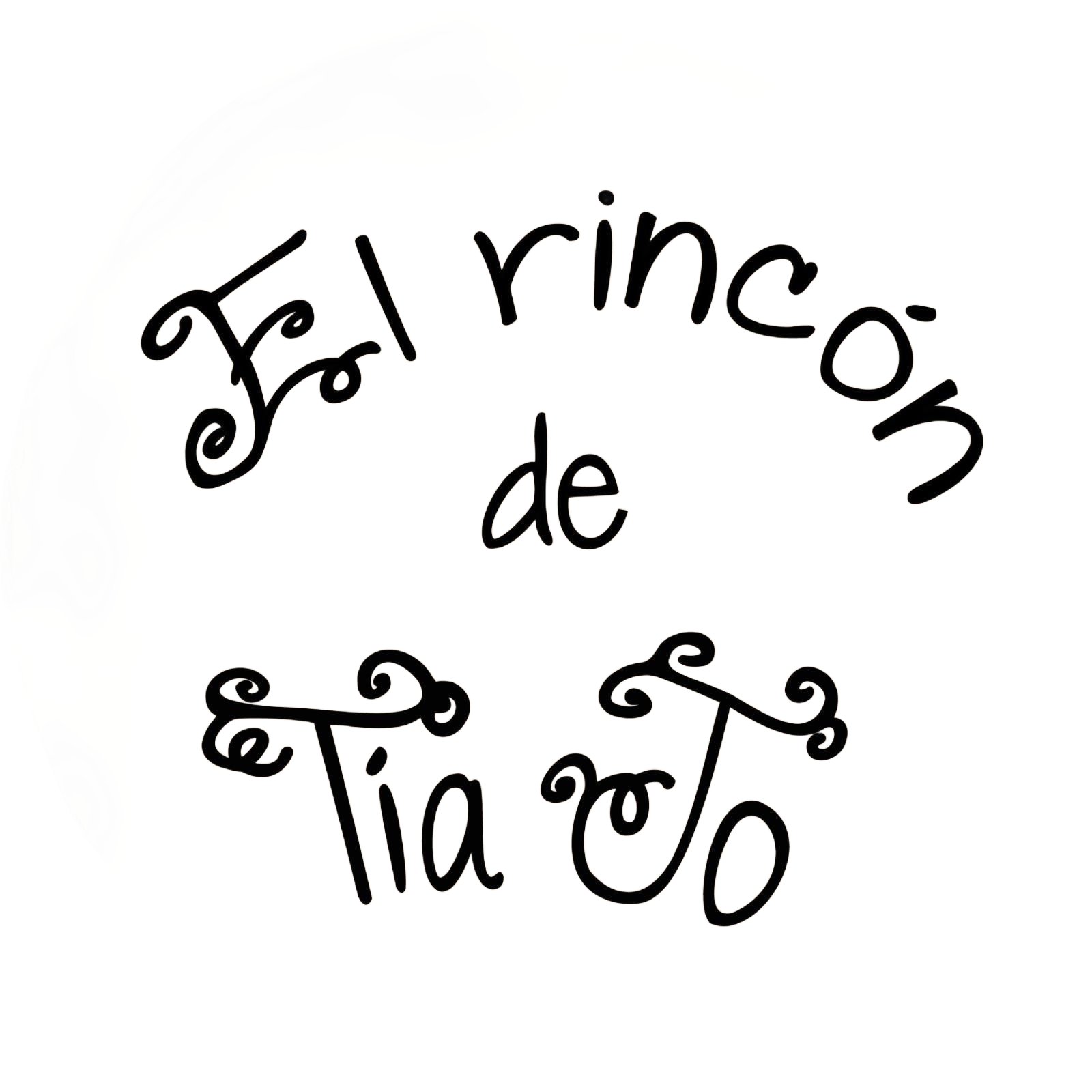 "El rinc&oacute;n de T&iacute;a Jo" written in curly black font.