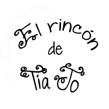 "El rinc&oacute;n de T&iacute;a Jo" written in curly black font.