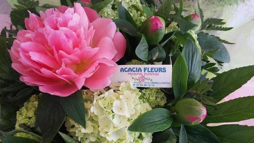 Composition florale - Acacia Fleurs- Fleuriste Cannes
