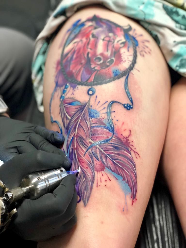 Fox Tattoo Fuchs Tattoo Traditional Tattoo Old scool Tattoo color tattoo