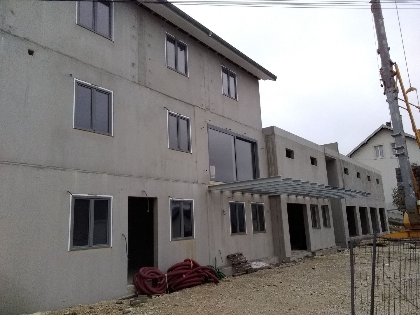 Construction d'une structure en béton circulaire