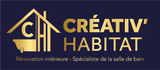 Un logo coloré pour une entreprise appelée creativ habitat