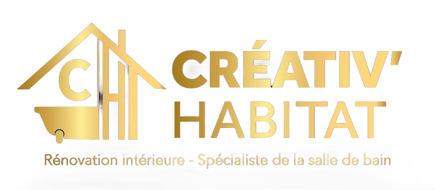 Un logo coloré pour une entreprise appelée creativ habitat