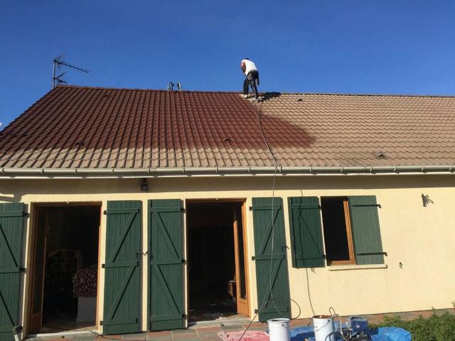 Nettoyage de toiture