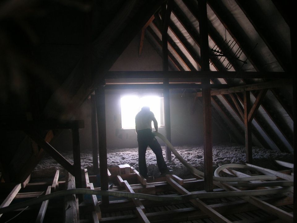 Dachstuhl aus Holz