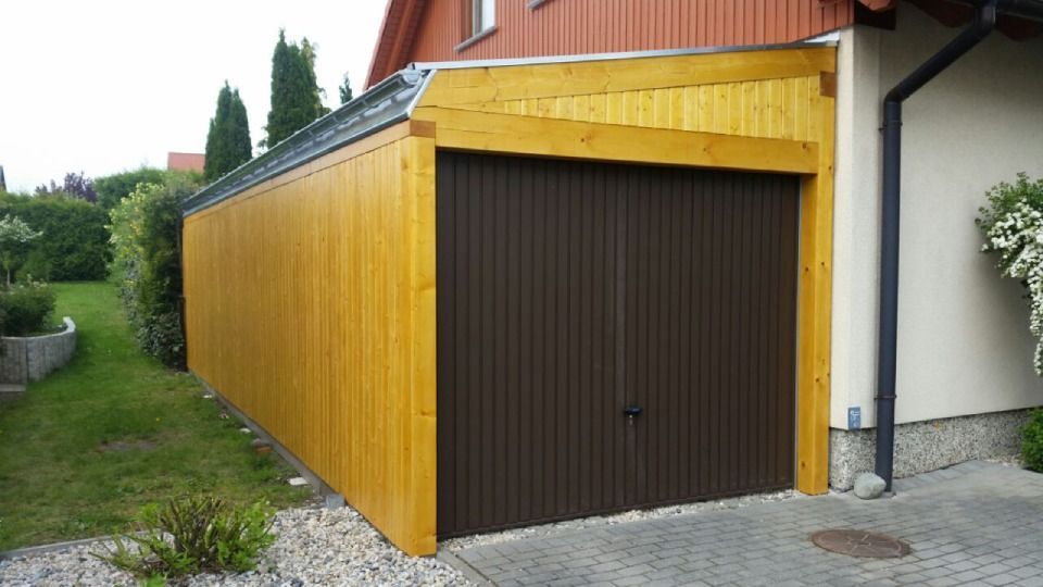 Holzcarport von Zimmerei Zimmermann