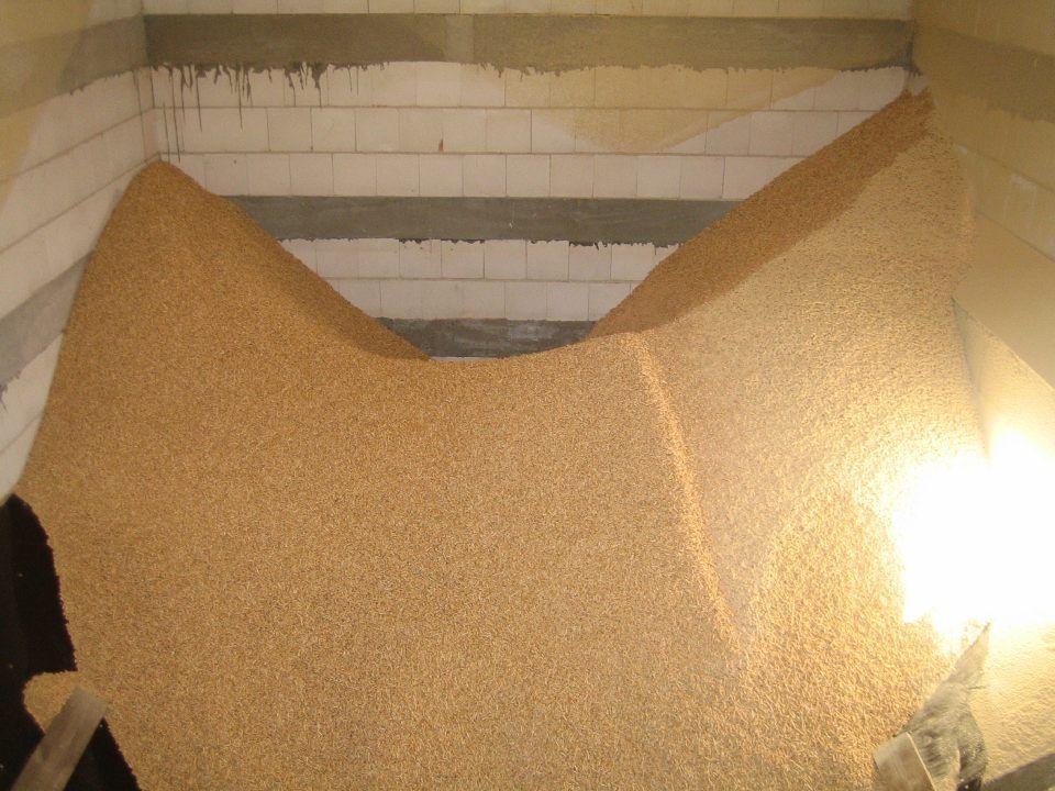 Pelletlager von Zimmerei Zimmermann