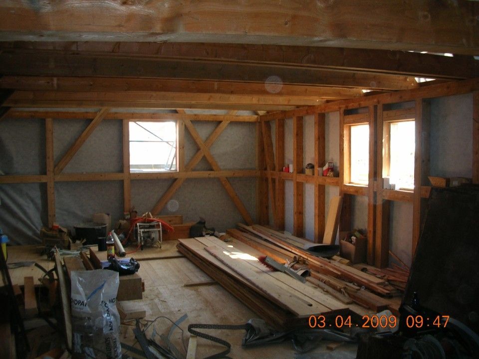 Innenraum eines Fachwerkshauses