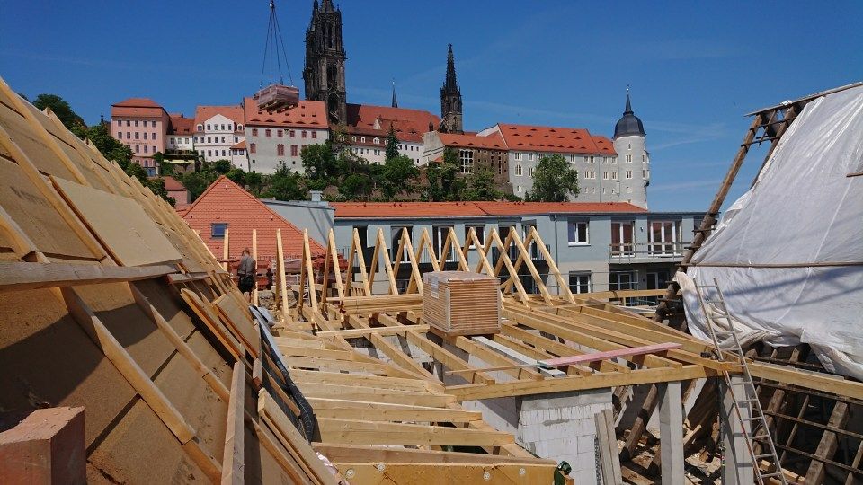 Sanierung eines Dachstuhls eines denkmalgeschützten Gebäudes