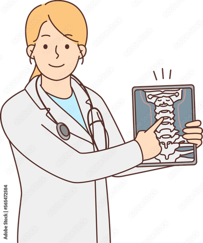 Un médecin en illustration