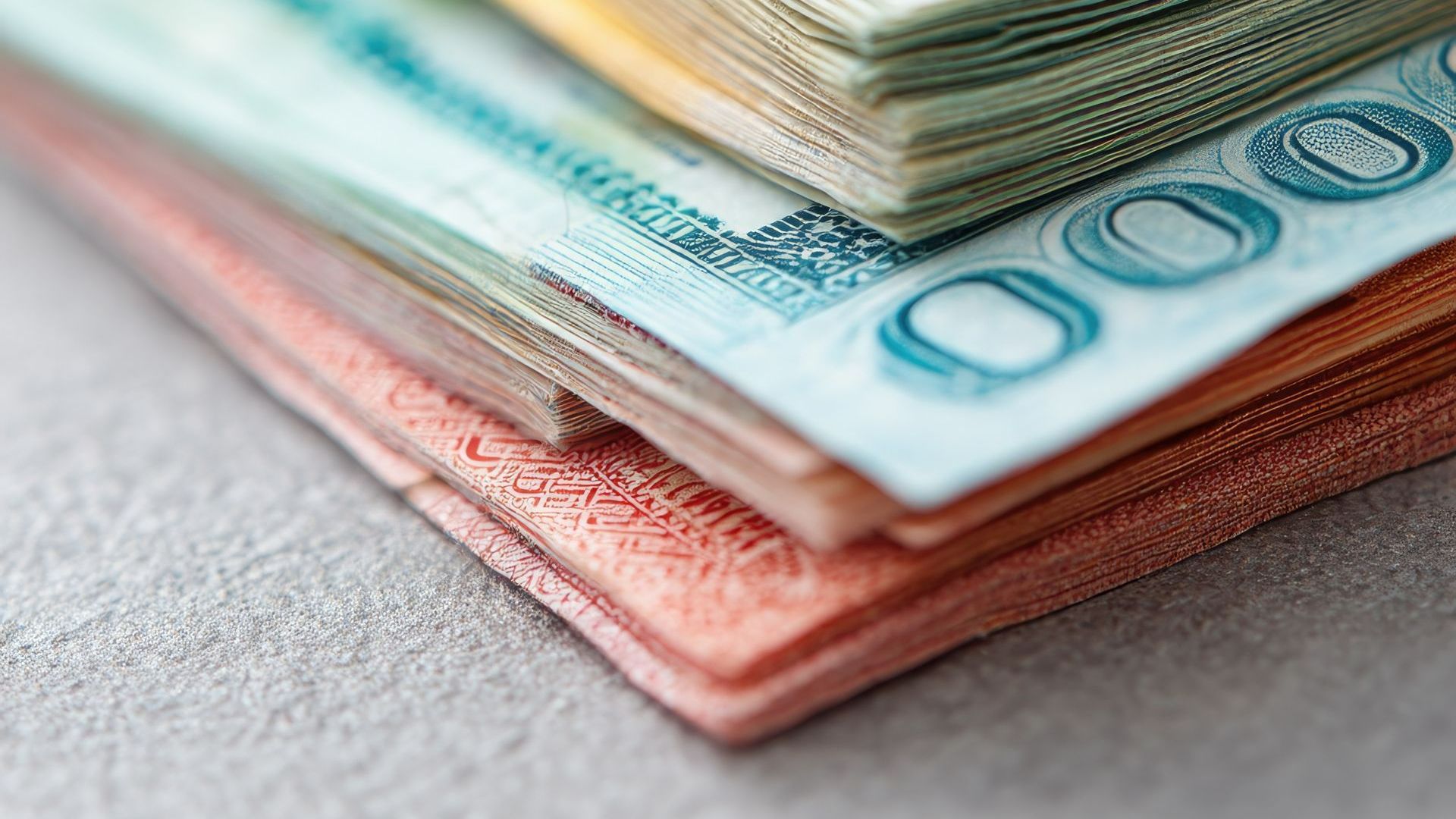 Un tas de billets