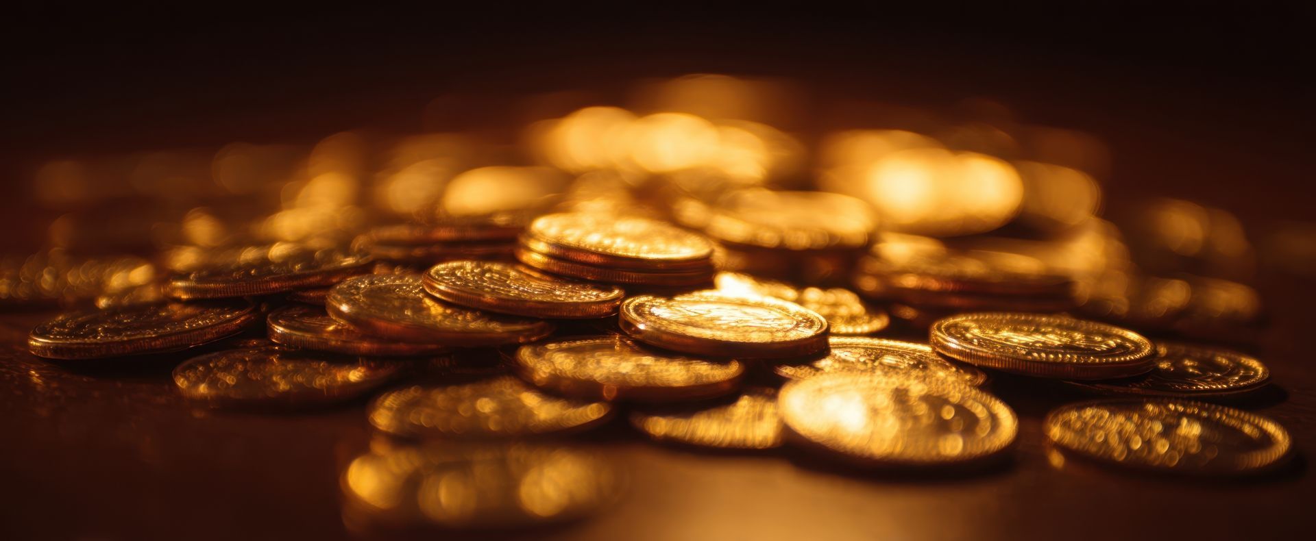 Un tas de pièces d'or