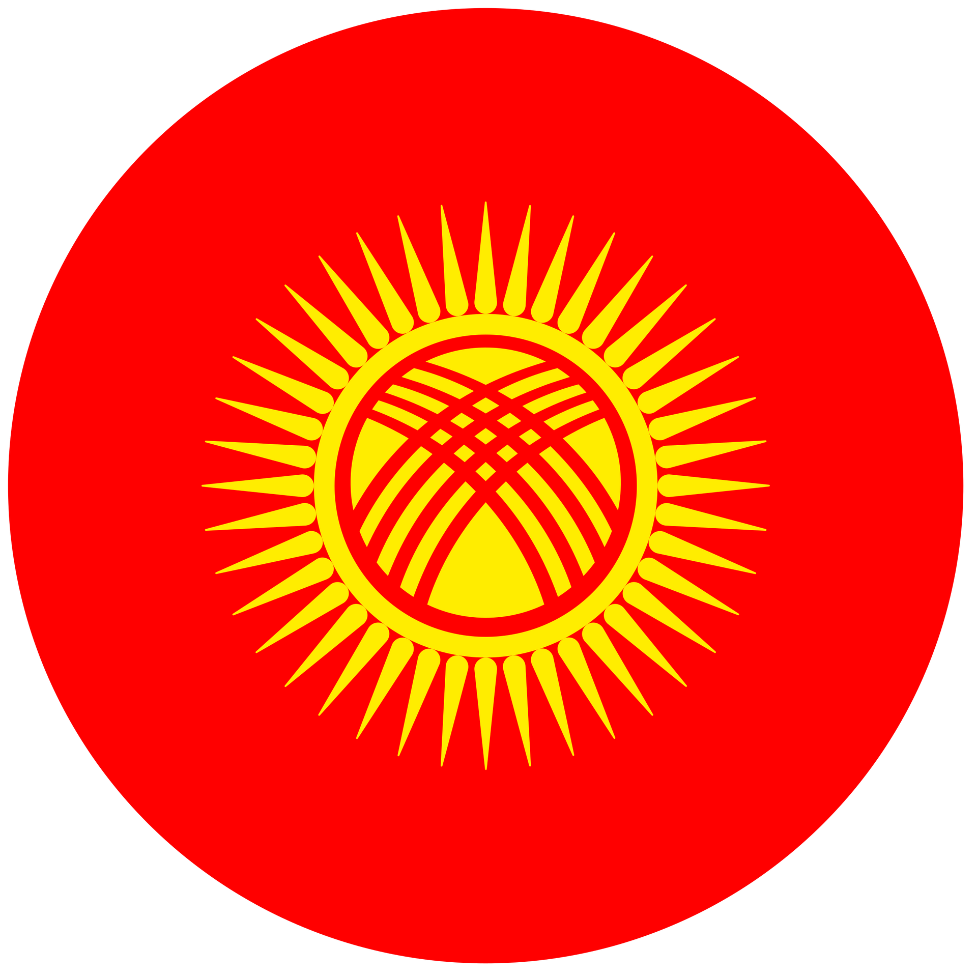 Drapeau du Kirghizistan