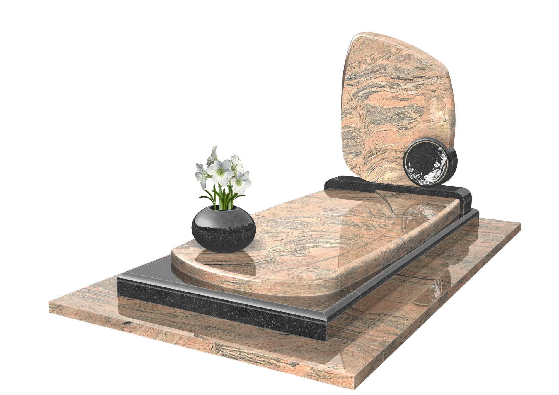 Des pierres tombales de formes et de tailles diverses, certaines ornées de décorations, entassées les unes contre les autres.