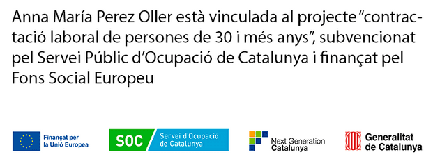 Anna Maria Pérez Olier es trabajadora en un país extranjero.