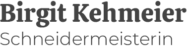 Logo Birgit Kehmeier Schneidermeisterin