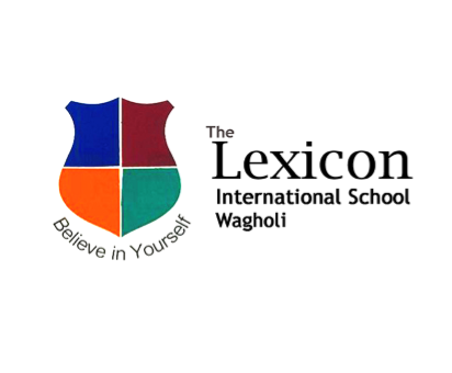 A logo for the lexicon international school in wagholi