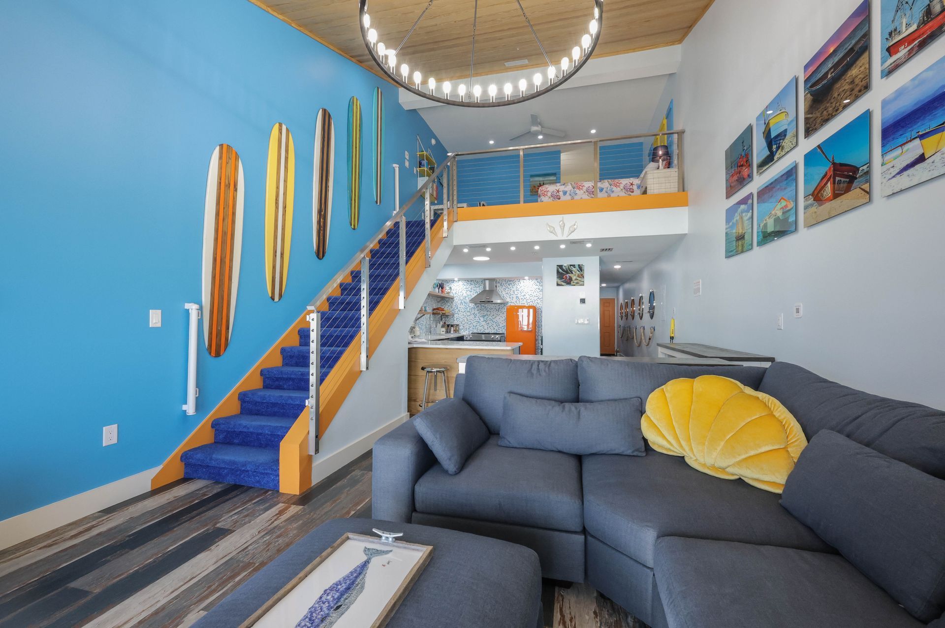 Living room with Gulf views at Arenas de Crystal 316A in Crystal Sands Destin