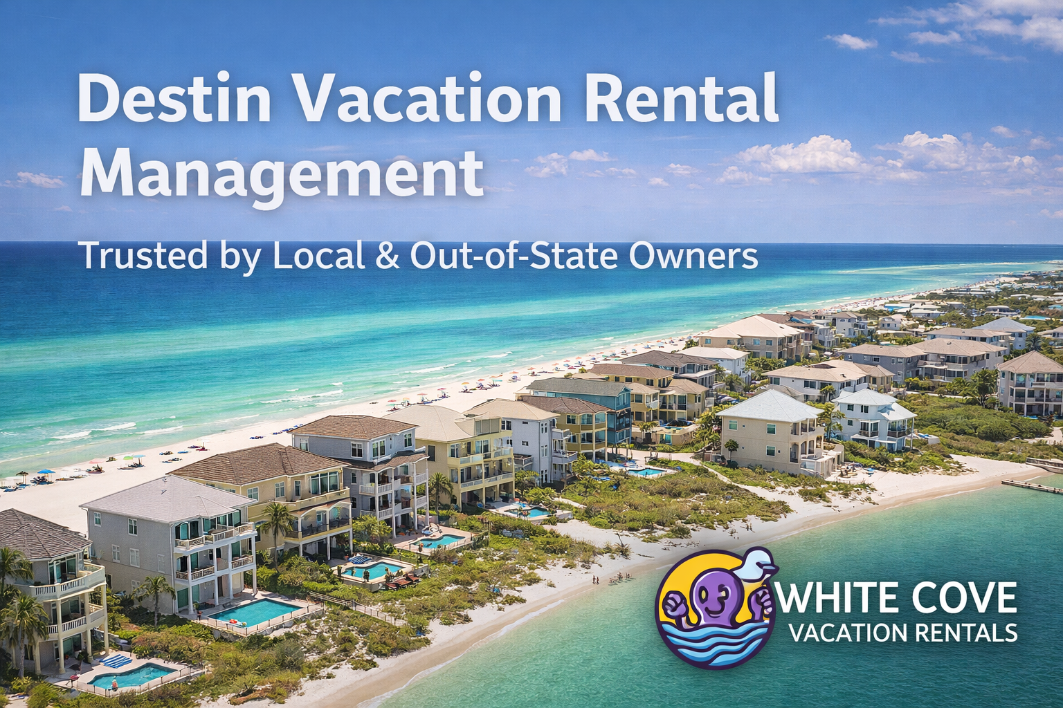 Destin vacation rental management for local and out-of-state owners along Florida’s Emerald Coast.