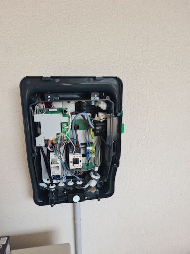 Intérieur d'une borne IRVE