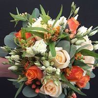 Bouquet de mariée orange