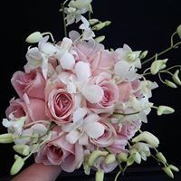 Bouquet de mariée rose pastel
