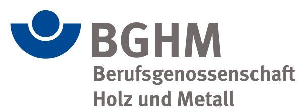 The logo for bghm berufsgenossenschaft holz und metall